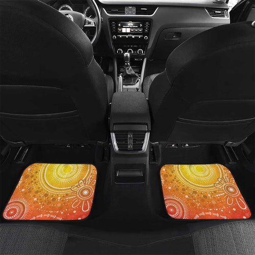 Eastern Rosella Australia Car Mats Banksia Aboriginal Art - Aussie Hoodie
