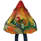 Eastern Rosella Australia Cloak Banksia Aboriginal Art - Aussie Hoodie