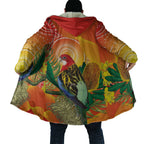 Eastern Rosella Australia Cloak Banksia Aboriginal Art - Aussie Hoodie