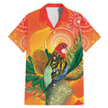 Eastern Rosella Australia Family Matching Mermaid Dress and Hawaiian Shirt Banksia Aboriginal Art - Aussie Hoodie