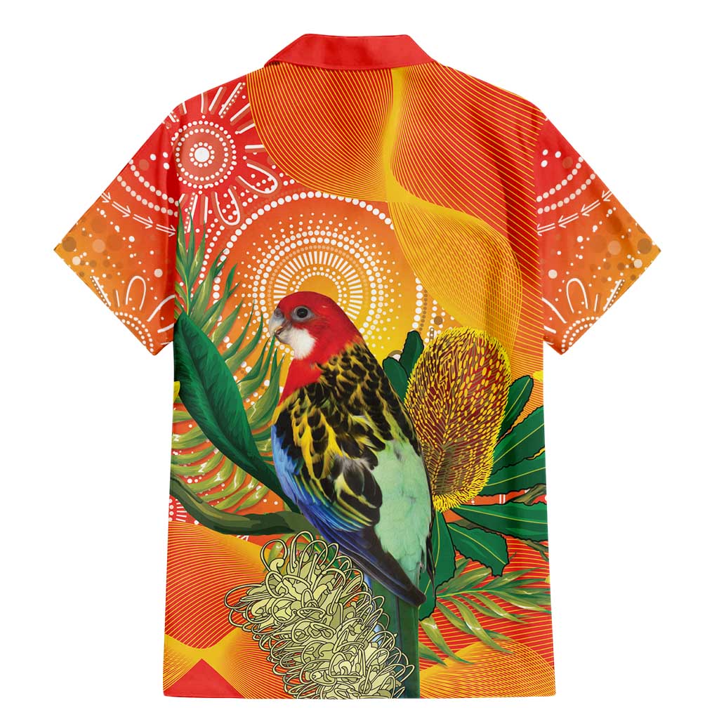 Eastern Rosella Australia Family Matching Mermaid Dress and Hawaiian Shirt Banksia Aboriginal Art - Aussie Hoodie