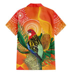 Eastern Rosella Australia Family Matching Mermaid Dress and Hawaiian Shirt Banksia Aboriginal Art - Aussie Hoodie