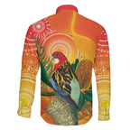 Eastern Rosella Australia Family Matching Tank Maxi Dress and Hawaiian Shirt Banksia Aboriginal Art - Aussie Hoodie