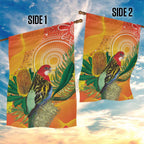 Eastern Rosella Australia Garden Flag Banksia Aboriginal Art - Aussie Hoodie