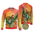 Eastern Rosella Australia Ugly Christmas Sweater Banksia Aboriginal Art - Aussie Hoodie