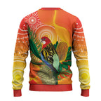 Eastern Rosella Australia Ugly Christmas Sweater Banksia Aboriginal Art - Aussie Hoodie