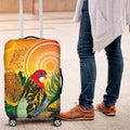 Eastern Rosella Australia Luggage Cover Banksia Aboriginal Art - Aussie Hoodie