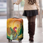 Eastern Rosella Australia Luggage Cover Banksia Aboriginal Art - Aussie Hoodie