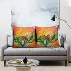 Eastern Rosella Australia Pillow Cover Banksia Aboriginal Art - Aussie Hoodie