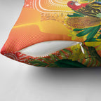 Eastern Rosella Australia Pillow Cover Banksia Aboriginal Art - Aussie Hoodie