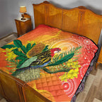 Eastern Rosella Australia Quilt Banksia Aboriginal Art - Aussie Hoodie