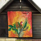 Eastern Rosella Australia Quilt Banksia Aboriginal Art - Aussie Hoodie