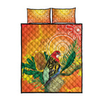 Eastern Rosella Australia Quilt Bed Set Banksia Aboriginal Art - Aussie Hoodie