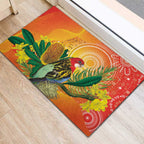 Eastern Rosella Australia Rubber Doormat Banksia Aboriginal Art - Aussie Hoodie