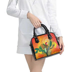 Eastern Rosella Australia Shoulder Handbag Banksia Aboriginal Art - Aussie Hoodie