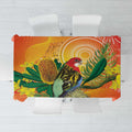 Eastern Rosella Australia Tablecloth Banksia Aboriginal Art - Aussie Hoodie