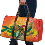 Eastern Rosella Australia Travel Bag Banksia Aboriginal Art - Aussie Hoodie