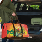 Eastern Rosella Australia Travel Bag Banksia Aboriginal Art - Aussie Hoodie