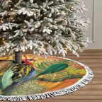 Eastern Rosella Australia Tree Skirt Banksia Aboriginal Art - Aussie Hoodie