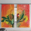 Eastern Rosella Australia Window Curtain Banksia Aboriginal Art - Aussie Hoodie