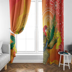 Eastern Rosella Australia Window Curtain Banksia Aboriginal Art - Aussie Hoodie