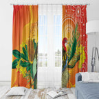 Eastern Rosella Australia Window Curtain Banksia Aboriginal Art - Aussie Hoodie