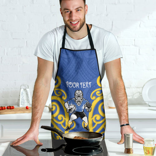 Otago Custom Rugby New Zealand Apron Aotearoa Maori Pukana Tiki Mascot