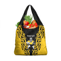 Wellington Custom Rugby New Zealand Grocery Bag Aotearoa Maori Pukana Tiki Mascot