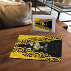 Wellington Custom Rugby New Zealand Puzzle Aotearoa Maori Pukana Tiki Mascot