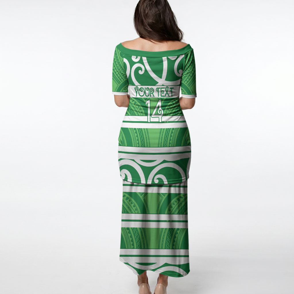 Manawatu Custom Rugby New Zealand Puletasi Aotearoa Maori Pukana Tiki Mascot