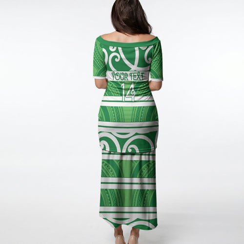 Manawatu Custom Rugby New Zealand Puletasi Aotearoa Maori Pukana Tiki Mascot