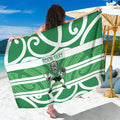 Manawatu Custom Rugby New Zealand Sarong Aotearoa Maori Pukana Tiki Mascot