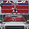 Southland Custom Rugby New Zealand Auto Sun Shade Aotearoa Maori Pukana Tiki Mascot