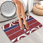 Southland Custom Rugby New Zealand Bathroom Set Aotearoa Maori Pukana Tiki Mascot
