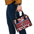 Southland Custom Rugby New Zealand Shoulder Handbag Aotearoa Maori Pukana Tiki Mascot