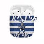 Auckland Custom Rugby New Zealand AirPods Case Aotearoa Maori Pukana Tiki Mascot