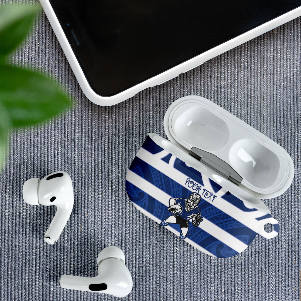Auckland Custom Rugby New Zealand AirPods Case Aotearoa Maori Pukana Tiki Mascot