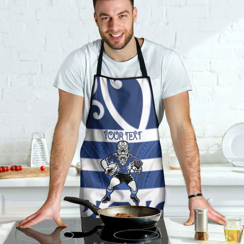Auckland Custom Rugby New Zealand Apron Aotearoa Maori Pukana Tiki Mascot