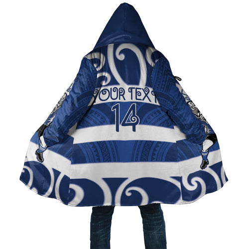 Auckland Custom Rugby New Zealand Cloak Aotearoa Maori Pukana Tiki Mascot