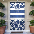 Auckland Custom Rugby New Zealand Door Cover Aotearoa Maori Pukana Tiki Mascot