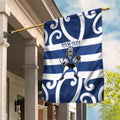 Auckland Custom Rugby New Zealand Garden Flag Aotearoa Maori Pukana Tiki Mascot