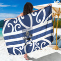 Auckland Custom Rugby New Zealand Sarong Aotearoa Maori Pukana Tiki Mascot