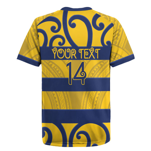 Bay of Plenty Custom Rugby New Zealand Rugby Jersey Aotearoa Maori Pukana Tiki Mascot