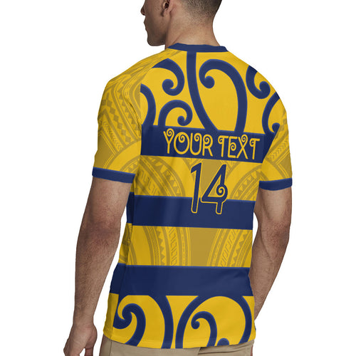 Bay of Plenty Custom Rugby New Zealand Rugby Jersey Aotearoa Maori Pukana Tiki Mascot