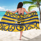 Bay of Plenty Custom Rugby New Zealand Sarong Aotearoa Maori Pukana Tiki Mascot