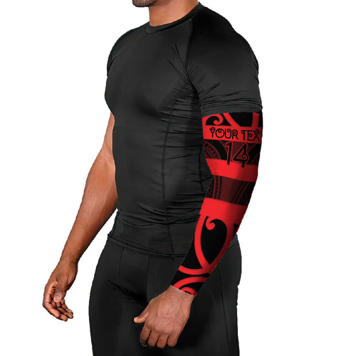Canterbury Custom Rugby New Zealand Arm Sleeves Aotearoa Maori Pukana Tiki Mascot