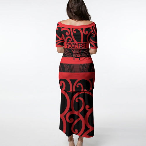 Canterbury Custom Rugby New Zealand Puletasi Aotearoa Maori Pukana Tiki Mascot