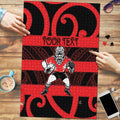 Canterbury Custom Rugby New Zealand Puzzle Aotearoa Maori Pukana Tiki Mascot