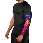 AFL Lions Football Custom Arm Sleeves Brisbane Premiers Back To Back Proud - Aussie Hoodie