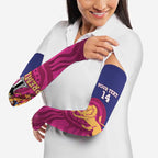 AFL Lions Football Custom Arm Sleeves Brisbane Premiers Back To Back Proud - Aussie Hoodie